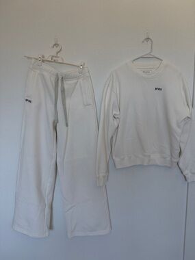 Figs white sweatsuit